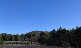 Вид на самую высокую точку Гран Канарии-Пико де лас ньевес