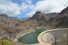 преса Сория, вид с плотины