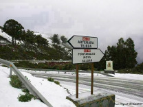 снег на вершинах