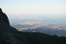 вид на Лас Палмас, пляж Лас Кантерас