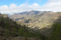 вид с Роке Нубло на Техеду