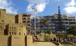 Пляж Лас Кантерас - новогодняя елка