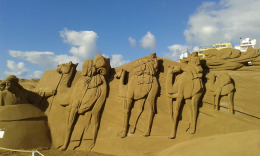 Белен - рождественские фигуры из песка