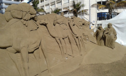 белен - рождественские фигуры из песка