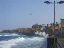 рыбацкий район Сан Кристобаль- штормит