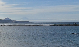 Вид на океан с пляжа Конфиталь