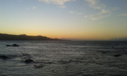 Вид на океан с пляж Конфиталь