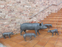 Инхенио, лестница ведет в церковь