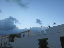 Тельде, вечереет