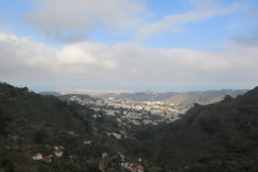 Вид на Лас Палмас, виден Пляж Лас Кантерас