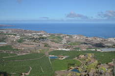 вид с Монтанья де Арукас на платанеру