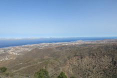 Вид с Пико де Бандама на океан